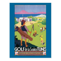 Golf de la Soukra Tunis Postcard