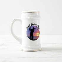 Golf Drives Me Coffee Mugs