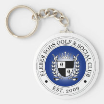Golf Emblem Keychain  (colour)
