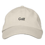 Golf embroidered hats