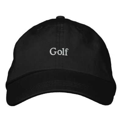 Golf Embroidered Hat by scottsjazz