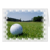 Golf Fairway Greeting Card