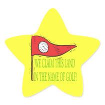 Golf Flag Stickers
