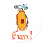 Golf Fun Stickers