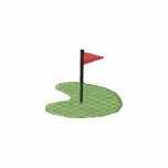 Golf Green with flag