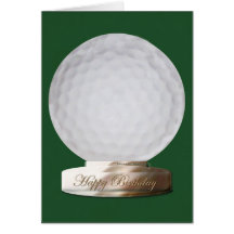 Golf Happy Birthday Card
