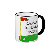 Golf: Hole in One Club Customisable Coffee Mug