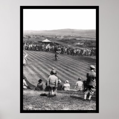 Golf in Scotland 1926 Poster by lc_vintagephotos