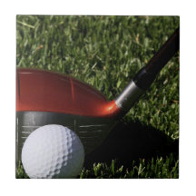 Golf Iron and Ball Tile