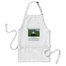 Golf is a lot of walking apron