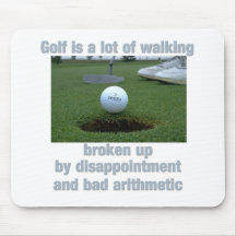 Golf is a lot of walking mousepad