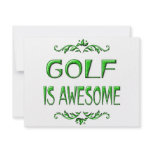 Golf is Awesome invitations