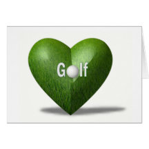 Golf Lover Design Greeting Card