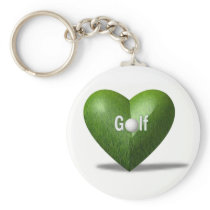 Golf Lover Design Keychain