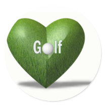 Golf Lover Design Sticker