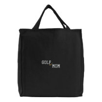Golf Mum Embroidered Bag