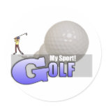 GOLF My Sport  MOTTO stickers