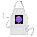 Golf Naked Apron (purple golf ball)