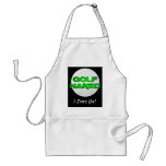 Golf Naked Apron (white golf ball)