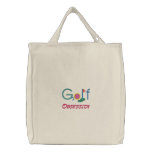 Golf Obsession embroidered bags