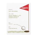 Golf Party Invitations