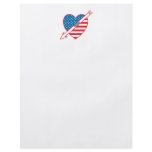 Golf Patriot Heart Flag flyers