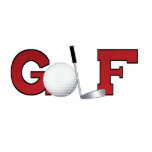 Golf photo sculptures