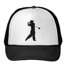 golf player trucker hat