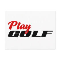 Golf Post Card