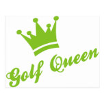 Golf Postkarte