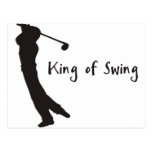 golf postkarte