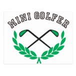 Golf Postkarte