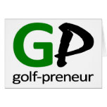 Golf Preneur Brand of Stationary Cards