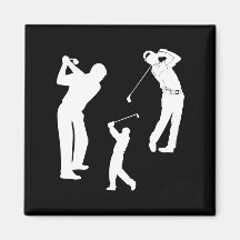 Golf Pro Fridge Magnet