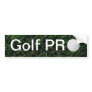 Golf Pro Golf Ball Bumper Sticker
