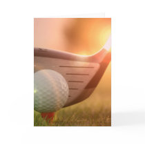 Golf Putter Greeting Card