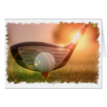 Golf Putter Greeting Card