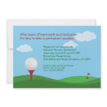 Golf Retirement Party Invitation