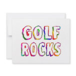 Golf Rocks invitations