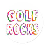 Golf Rocks Sticker