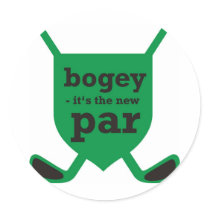 Golf Runder Sticker