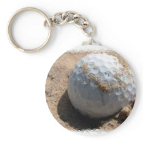 Golf Sand Pit Design Keychain