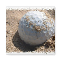 Golf Sand Pit Design Magnet