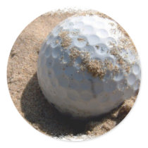 Golf Sand Pit Design Sticker
