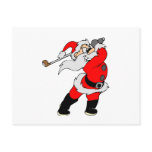 Golf Santa postcards