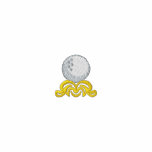 Golf Scroll embroidered shirts