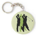 Golf Silhouette Keychain