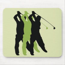 Golf Silhouette Mousepad