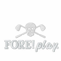 Golf Skull Bad Boys - Fore! Play - Golf Shirt Polo Shirt