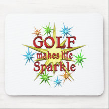 Golf Sparkles Mouse Pad